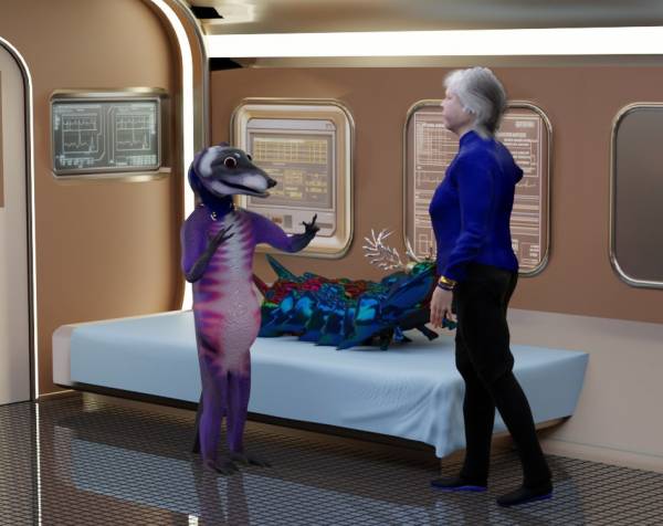 Sickbay resting room